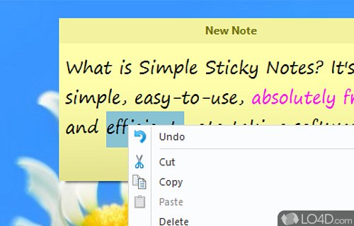 Simple Sticky Notes Screenshot