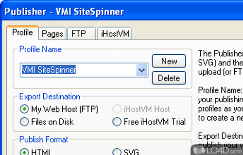 SiteSpinner Screenshot