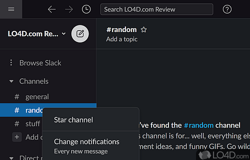 One of the best collaboration platforms - Screenshot of Slack