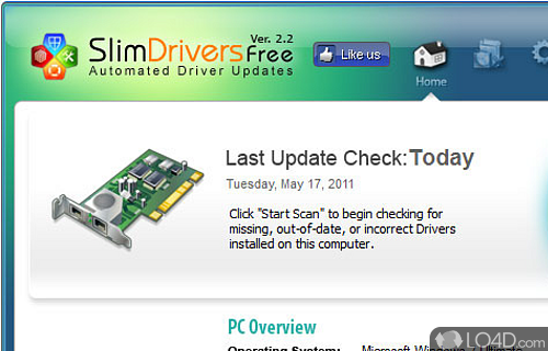 SlimDrivers Screenshot