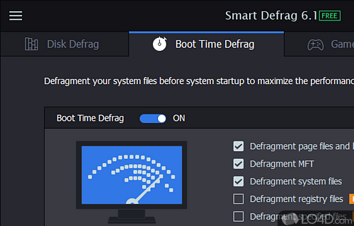 Pleasant and clear-cut GUI - Screenshot of Smart Defrag