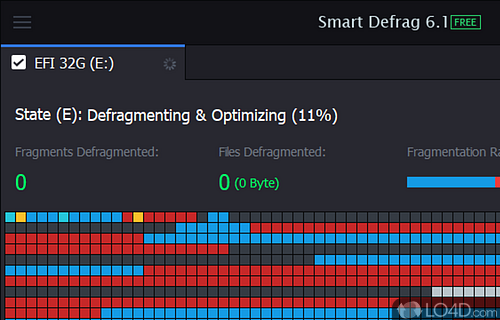 Defragmentation - Screenshot of Smart Defrag