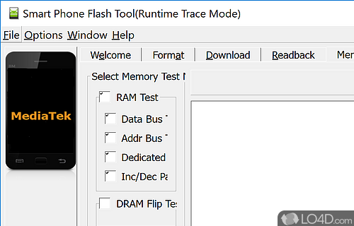 Allows you to easily flash stock ROM and install custom ROMs - Screenshot of Smart Phone Flash Tool