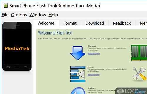 Is designed to assist Android phone users in flashing their handheld device - Screenshot of Smart Phone Flash Tool