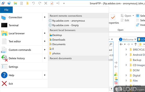 download the new SmartFTP Client 10.0.3184