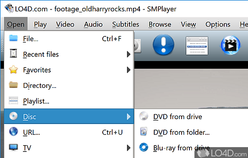 Lightweight and easy to use - Screenshot of SMPlayer