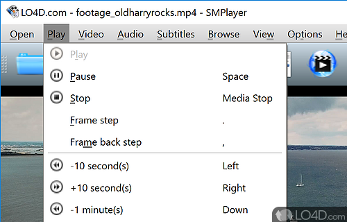 Create and manage playlists - Screenshot of SMPlayer