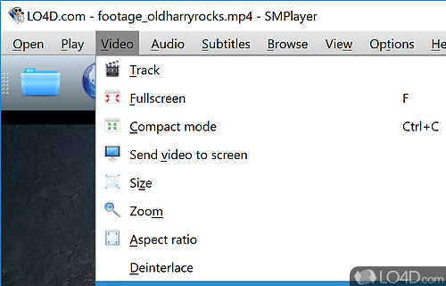 Multiformat video player that doesn't need codecs - Screenshot of SMPlayer