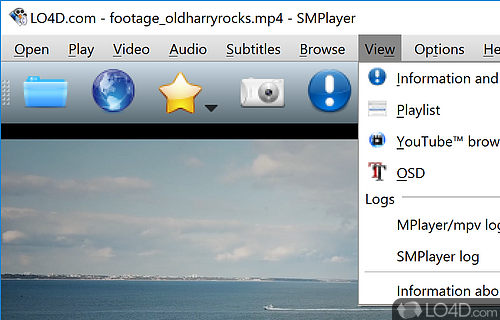Subtitles - Screenshot of SMPlayer