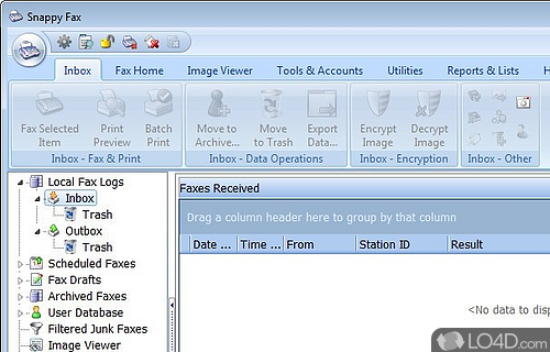 Screenshot of Snappy Fax - Send and receive fax from computer
