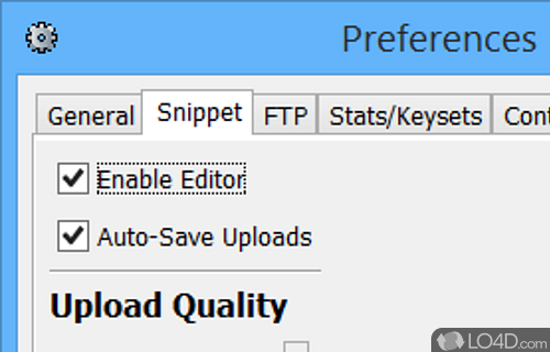 The comfort of working with portable tools - Screenshot of Snipping Tool++