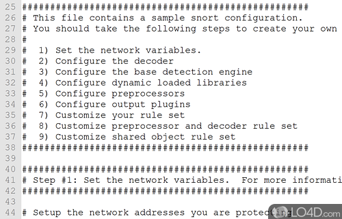 Open source network intrusion detection system - Screenshot of Snort