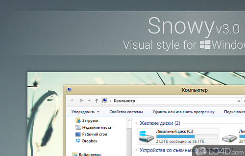 Snowy Theme For Windows 8 - Download