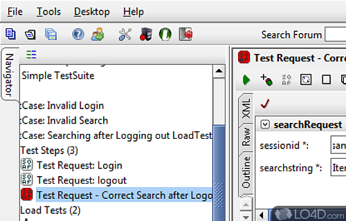 Screenshot of soapUI Portable - Java-based regression testing platform for REST, SOAP