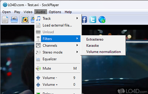 SockPlayer screenshot