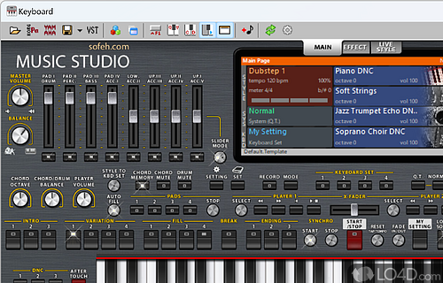 Sofeh Music Studio Screenshot
