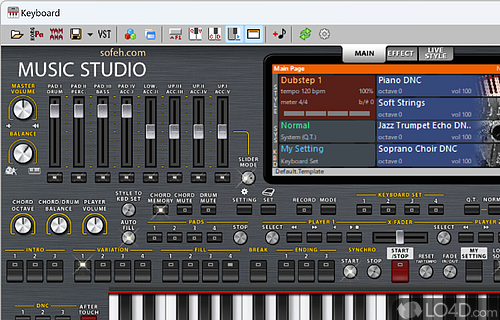 Sofeh Music Studio screenshot