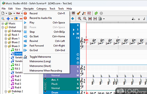 Sofeh Music Studio screenshot