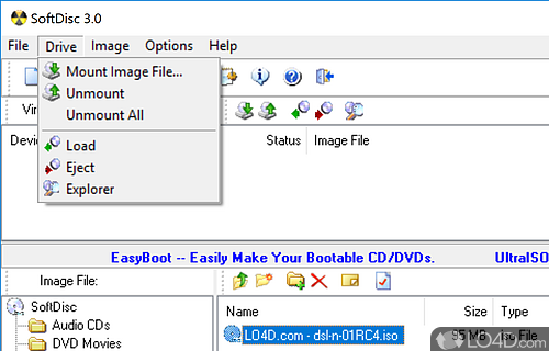 Add protection to your virtual discs - Screenshot of SoftDisc