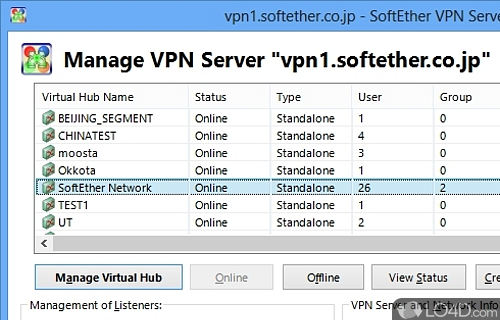SoftEther VPN Screenshot