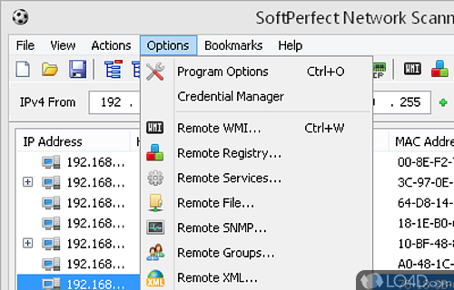 SoftPerfect Network Scanner Screenshot