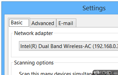 Receive alerts if someone use your WiFi network - Screenshot of SoftPerfect WiFi Guard