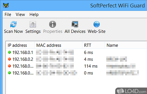 SoftPerfect WiFi Guard Portable Screenshot