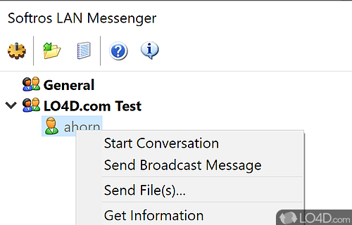 Softros LAN Messenger Screenshot