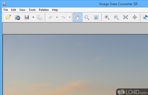 User interface - Screenshot of Sony Image Data Suite