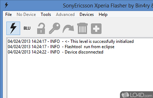 Screenshot of Sony Mobile Flasher -  mobile phone tool