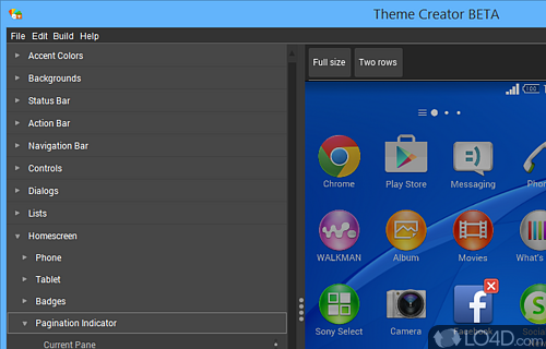 Sony Theme Creator for Xperia screenshot