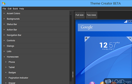 Sony Theme Creator for Xperia screenshot