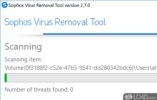 Sophos Anti-Rootkit Software Screenshot