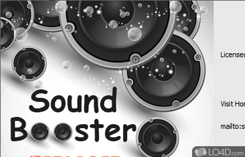 Increase the volume of speakers - Screenshot of Sound Booster