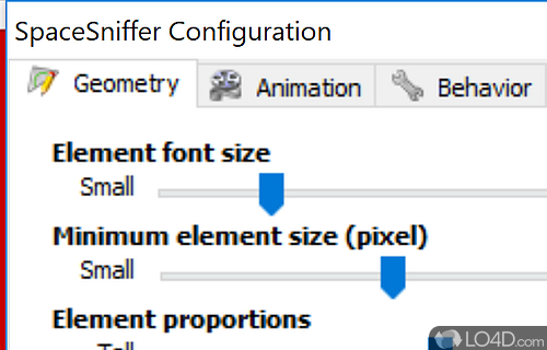 An easy-to-use disk cleanup software - Screenshot of SpaceSniffer