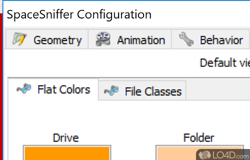 Treemap visualization layout - Screenshot of SpaceSniffer