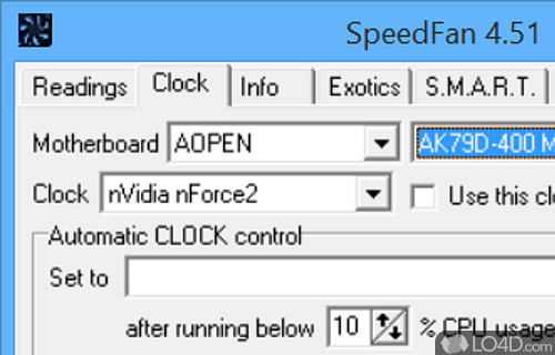 SpeedFan Screenshot