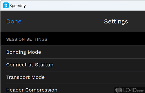 Set data caps for daily and weekly usage - Screenshot of Speedify