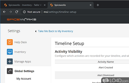 Spiceworks screenshot