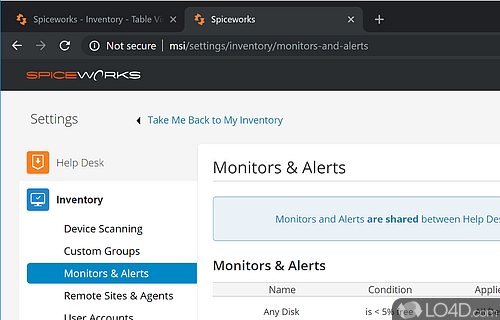 Spiceworks screenshot