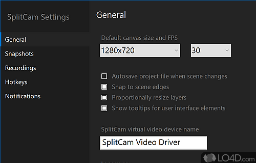 Use your webcam with multiple applications - Screenshot of SplitCam