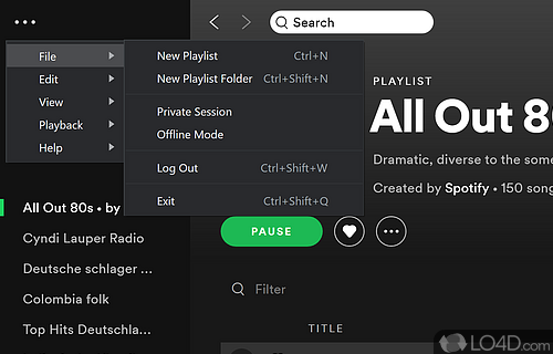 Spotify Screenshot