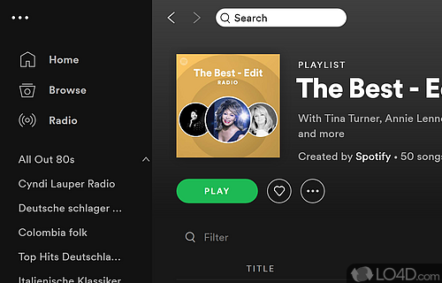 Spotify 1.2 - Download for PC Free