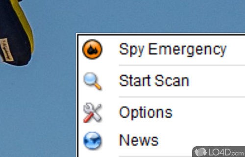 Protection against computer viruses - Screenshot of Spy Emergency