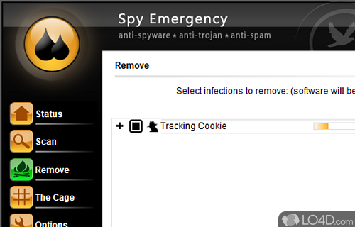 User interface - Screenshot of Spy Emergency