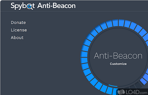 Block telemetry settings and tamper with security configuration options in Windows 10 - Screenshot of Spybot Anti-Beacon