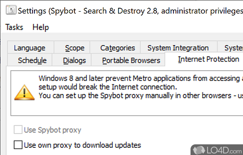 SpyBot Search & Destroy free - Screenshot of SpyBot Search & Destroy