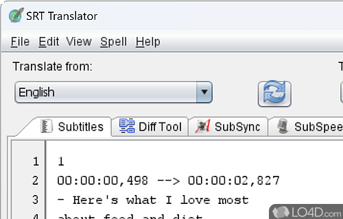 SRT Translator Screenshot