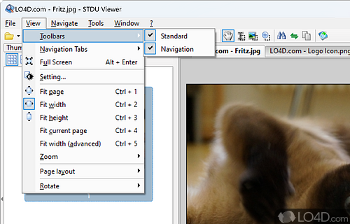 Open or view files such as AZW, EPub, DCX, PCX, EMF, PSD - Screenshot of STDU Viewer