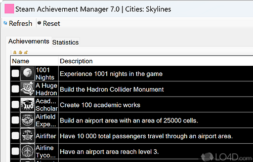 Lightweight - Screenshot of Steam Achievement Manager
